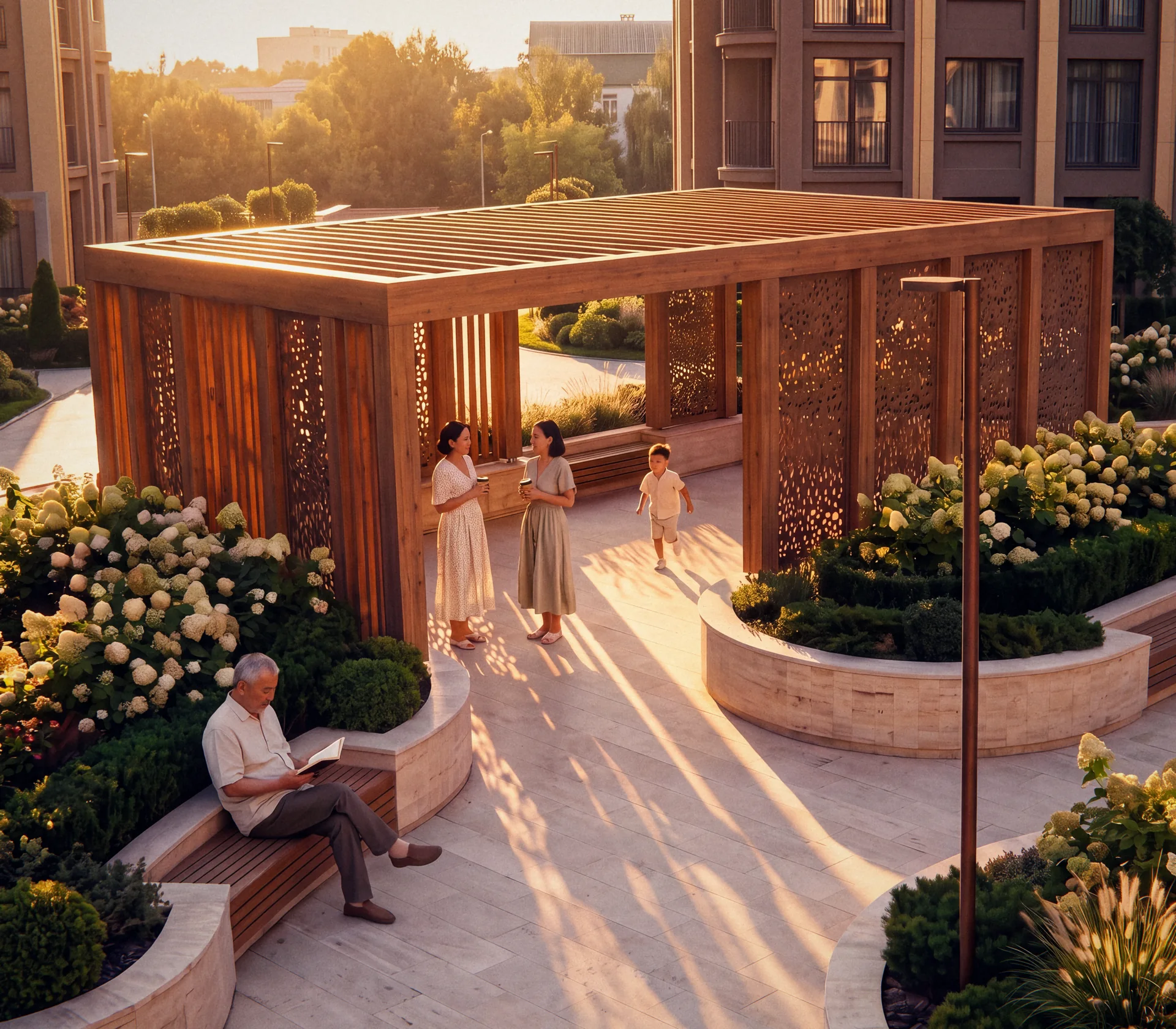 Встречи: визуализация проекта PARI Residence