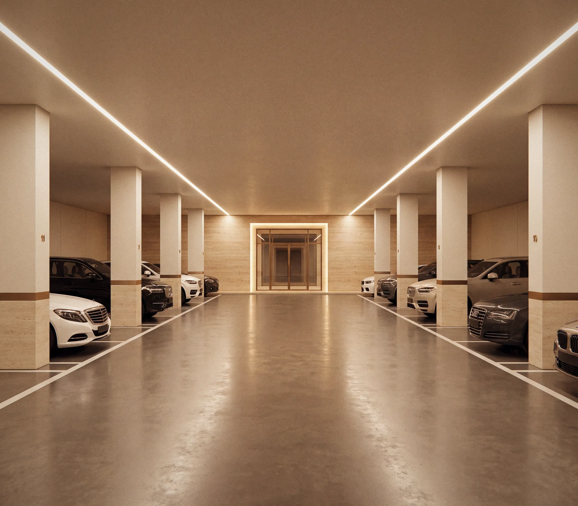 Паркинг: визуализация проекта PARI Residence