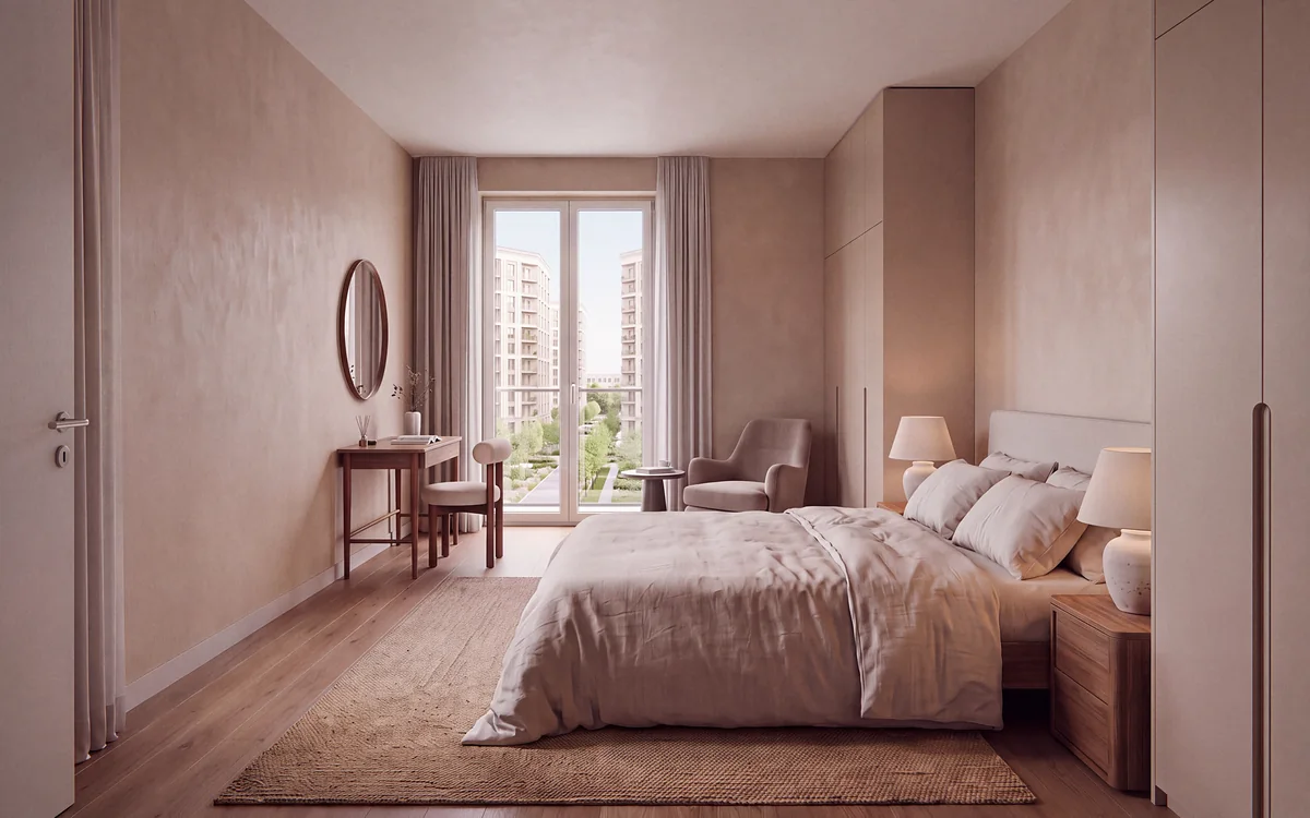 Интерьер квартиры PARI Residence. Визуализация проекта